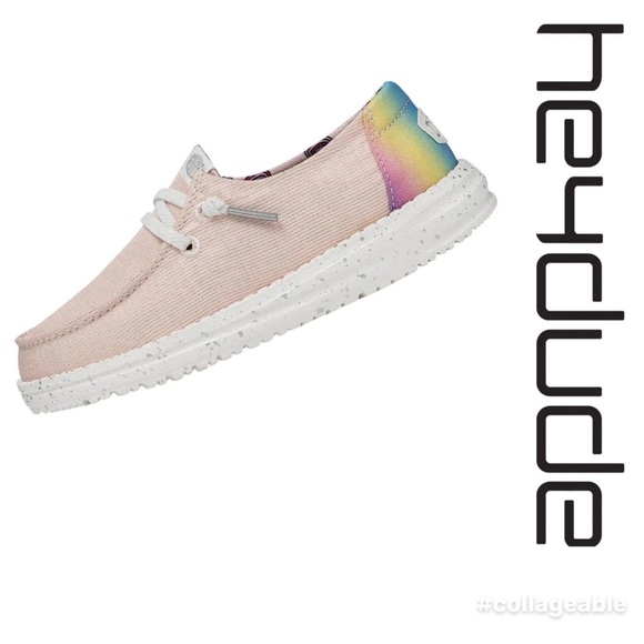 Hey Dude | Wendy Youth Sparkles "Silver" | Size K11 - Picture 1 of 9